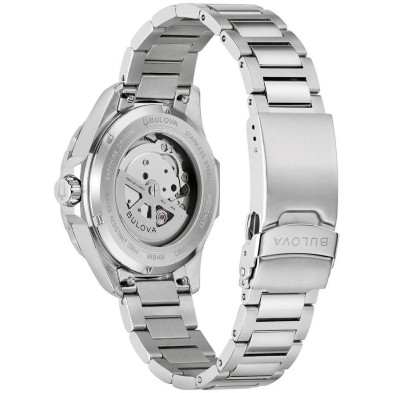 Reloj Bulova 98B466 Marine Star Automático 41 mm esfera azul