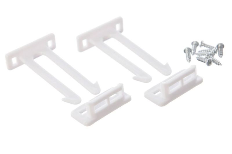 Paquete de 2 cierres Dreambaby con dos clavijas color blanco