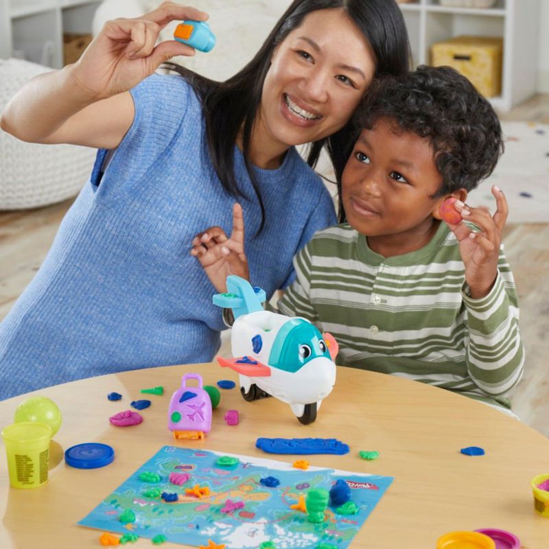 Set de inicio Play-Doh Airplane Explorer con jet y mapa mundial