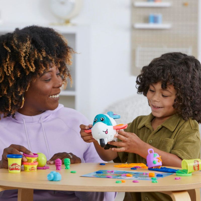 Set de inicio Play-Doh Airplane Explorer con jet y mapa mundial