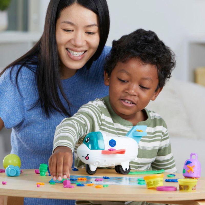 Set de inicio Play-Doh Airplane Explorer con jet y mapa mundial
