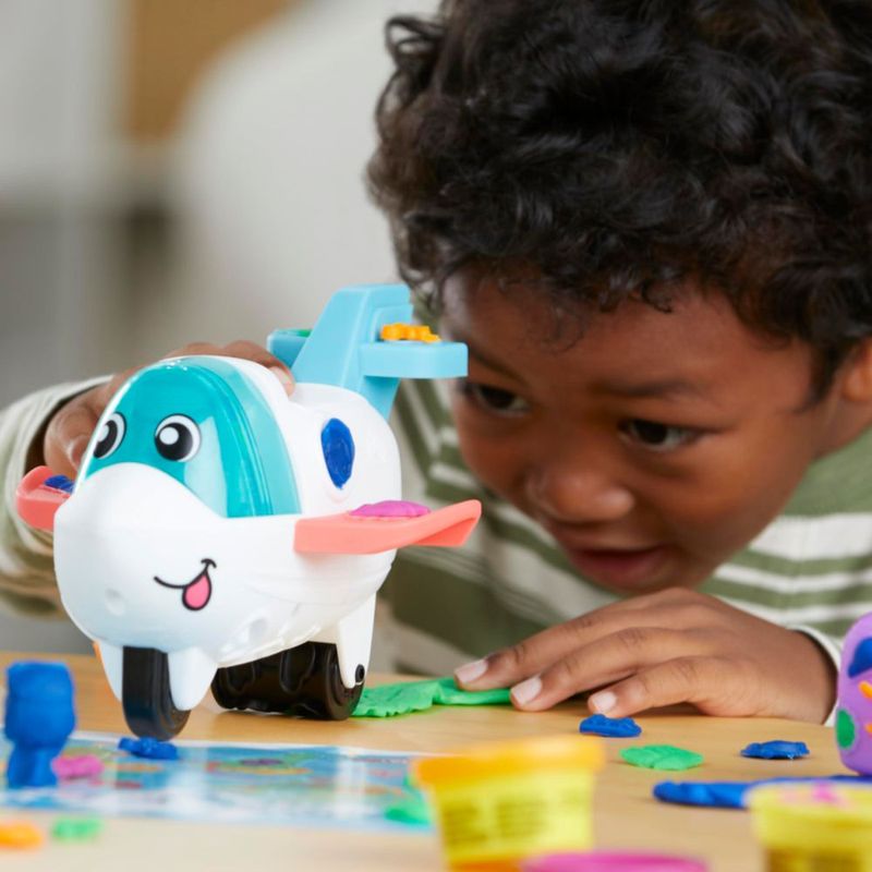 Set de inicio Play-Doh Airplane Explorer con jet y mapa mundial