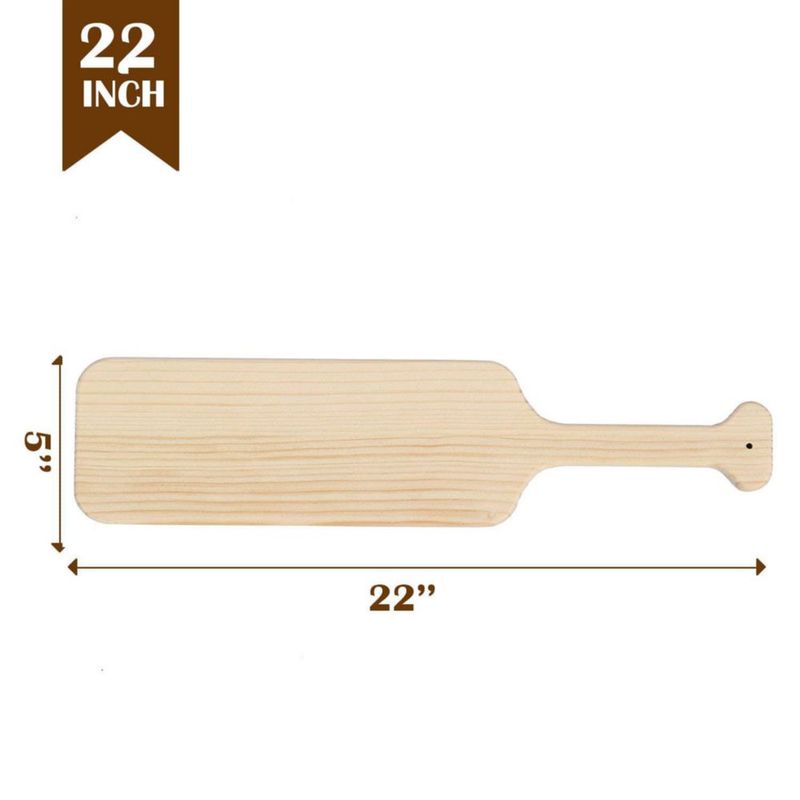Pala de sororidad BATTIFE 56 cm de pino sin acabar