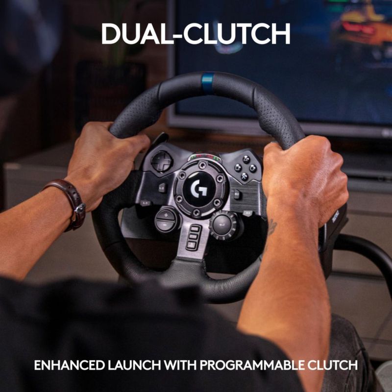 Volante y pedales de carreras Logitech G923 TRUEFORCE para PS5/PS4/PC