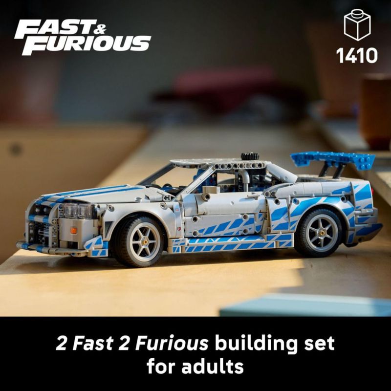 Set de construcción LEGO Technic 2 Fast 2 Furious Nissan Skyline GT-R