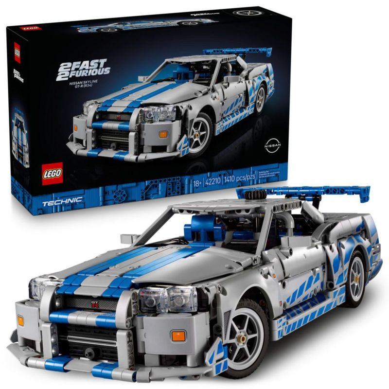 Set de construcción LEGO Technic 2 Fast 2 Furious Nissan Skyline GT-R