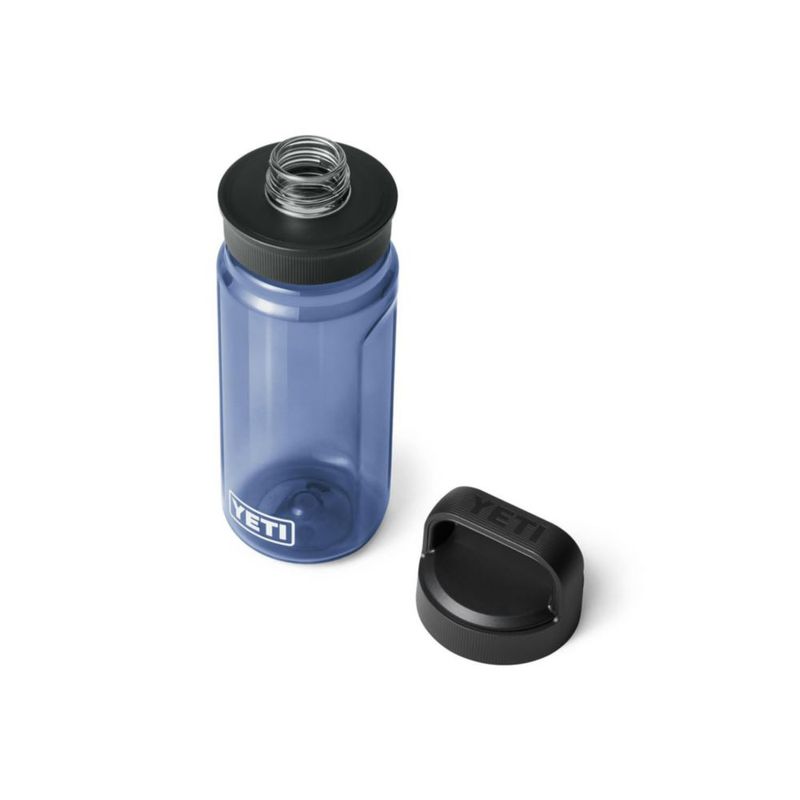 Botella de agua YETI Yonder 600 ml/20 oz con tapa Yonder Chug azul marino