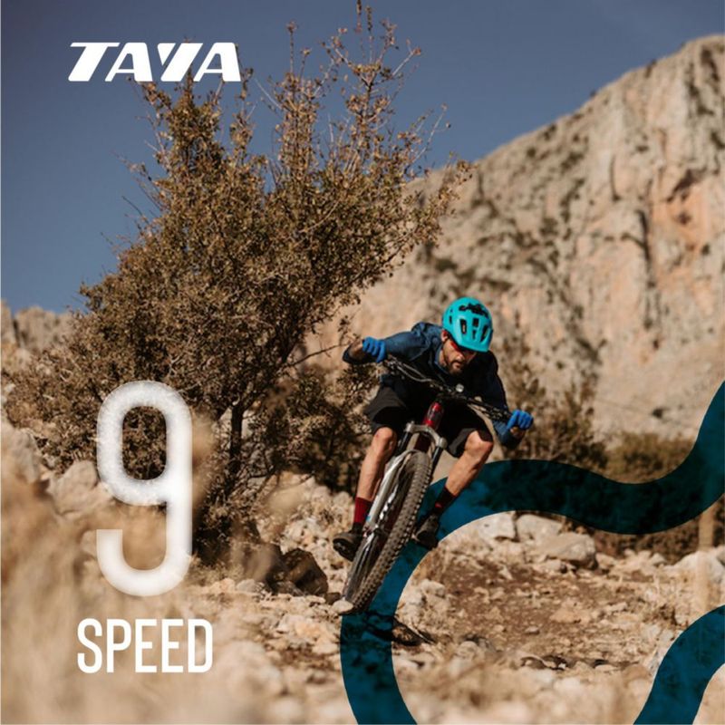 Cadena de bicicleta TAYA e-NOVE-91 9 velocidades 136 eslabones GST