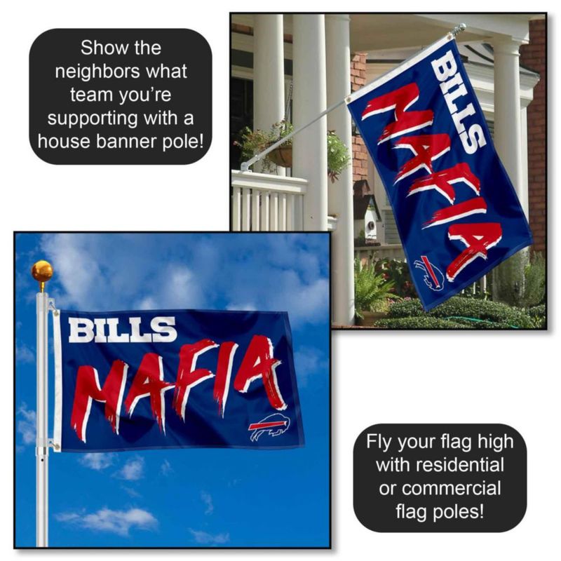 Bandera de lona WinCraft 91 cm Buffalo Bills Mafia
