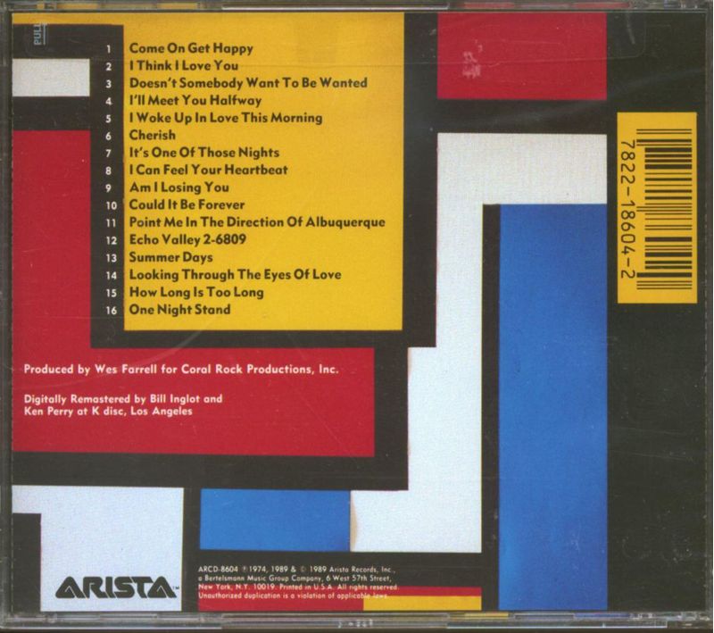 CD Arista The Partridge Family - Grandes Éxitos