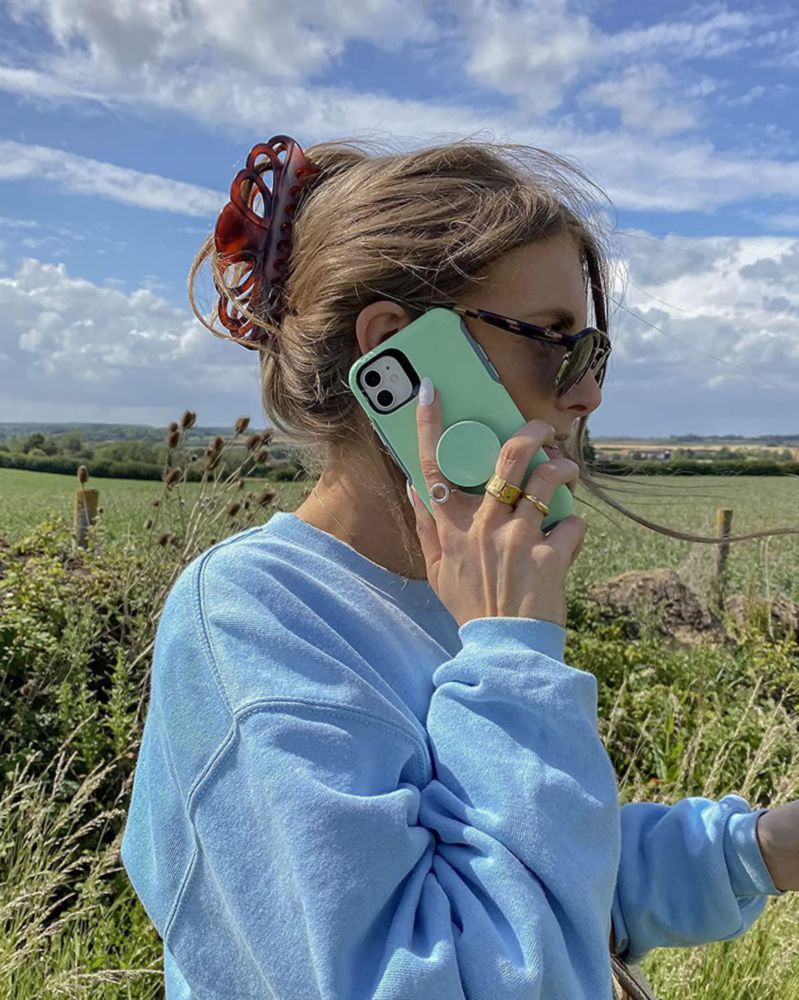 Funda OtterBox Pop Symmetry para iPhone Xs Max color malva