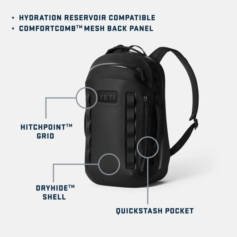 Mochila YETI Cayo 25 L resistente a la intemperie durante todo el día color oliva