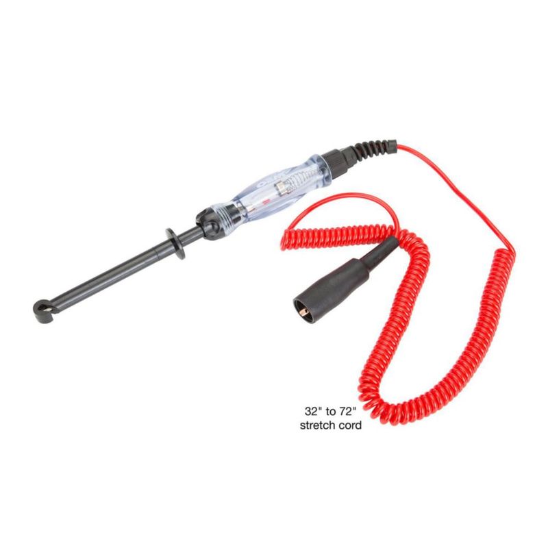Probador de Circuitos OEMTOOLS 33 cm 12V con Cable Enrollado