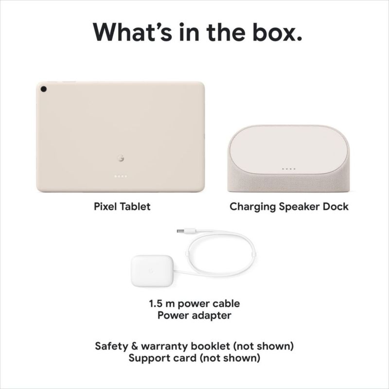 Tablet Google Pixel con base de altavoz de carga de 11 pulgadas y 256 GB