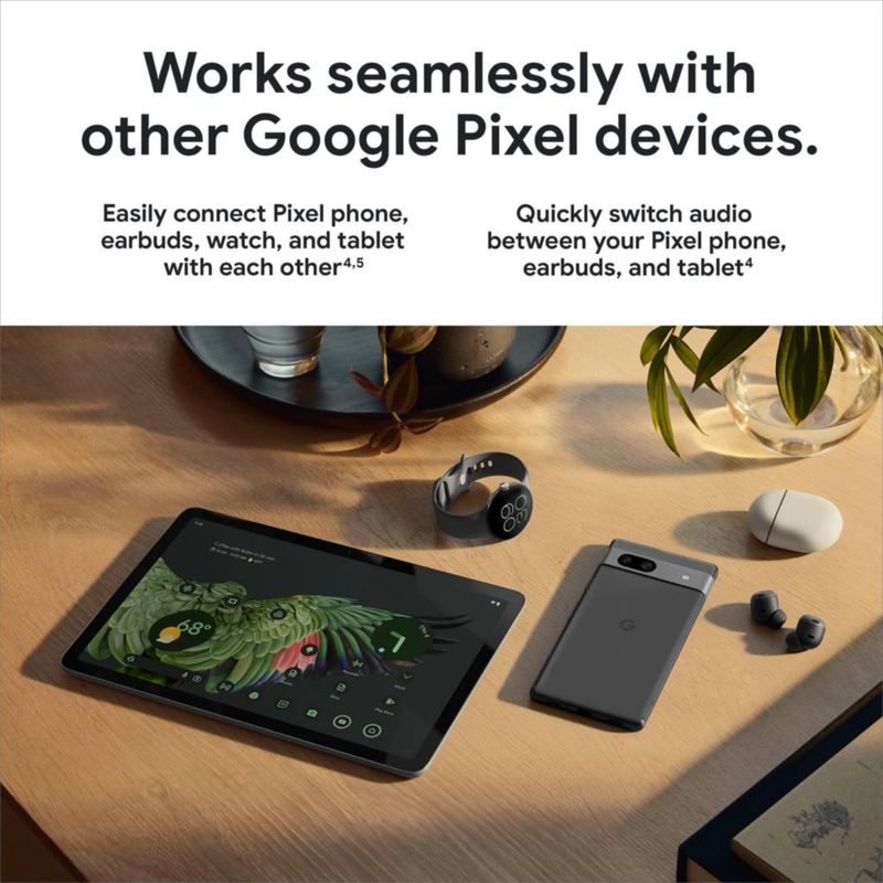 Tablet Google Pixel con base de altavoz de carga de 11 pulgadas y 256 GB
