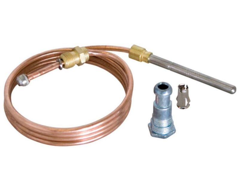Termopar EASTMAN 48 cm L de cobre con cabezal de acero inoxidable