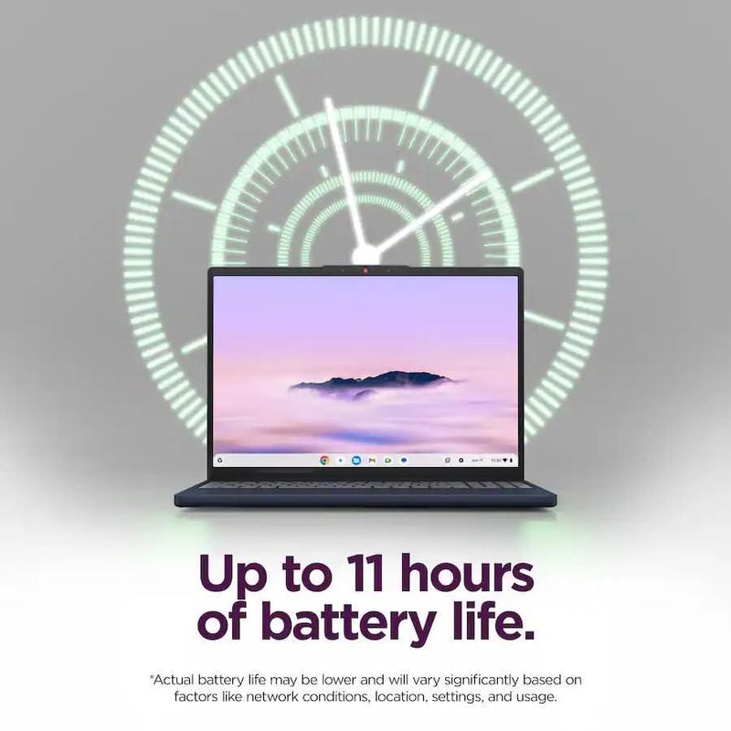 Chromebook Lenovo 153" 120 Hz Intel Core 3 256 GB