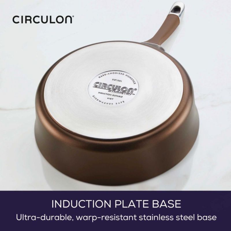 Juego de utensilios de cocina Circulon Symmetry anodizado duro antiadherente 11 piezas