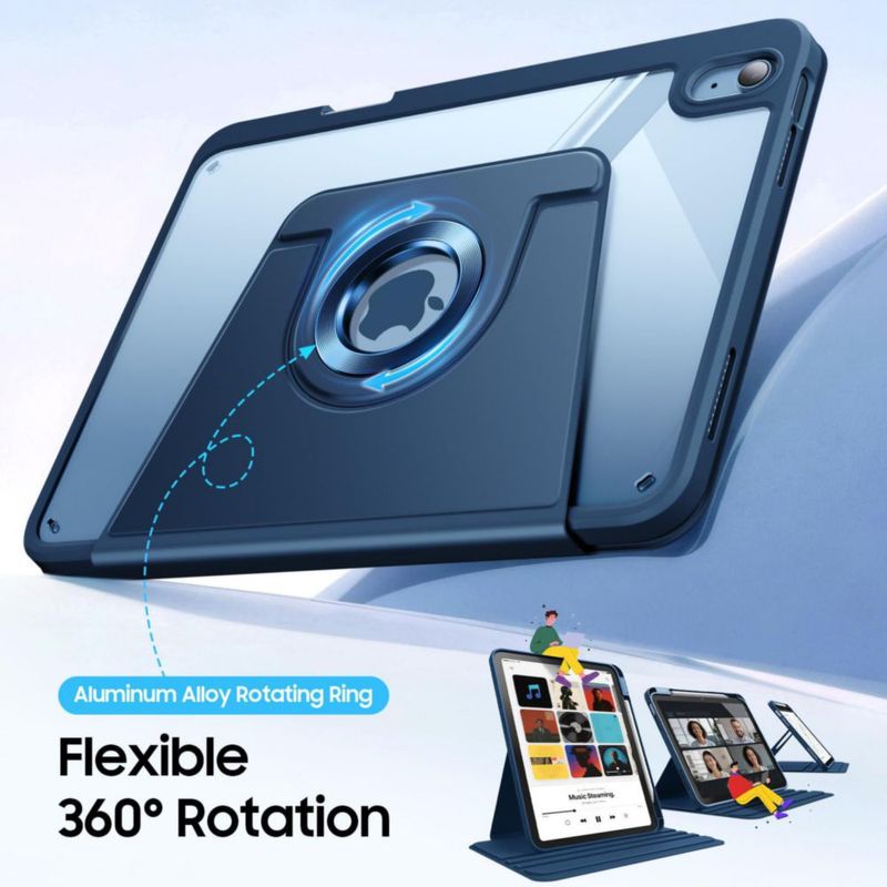 Funda FINTIE Rotativa 11"/109" con Soporte para Apple Pencil