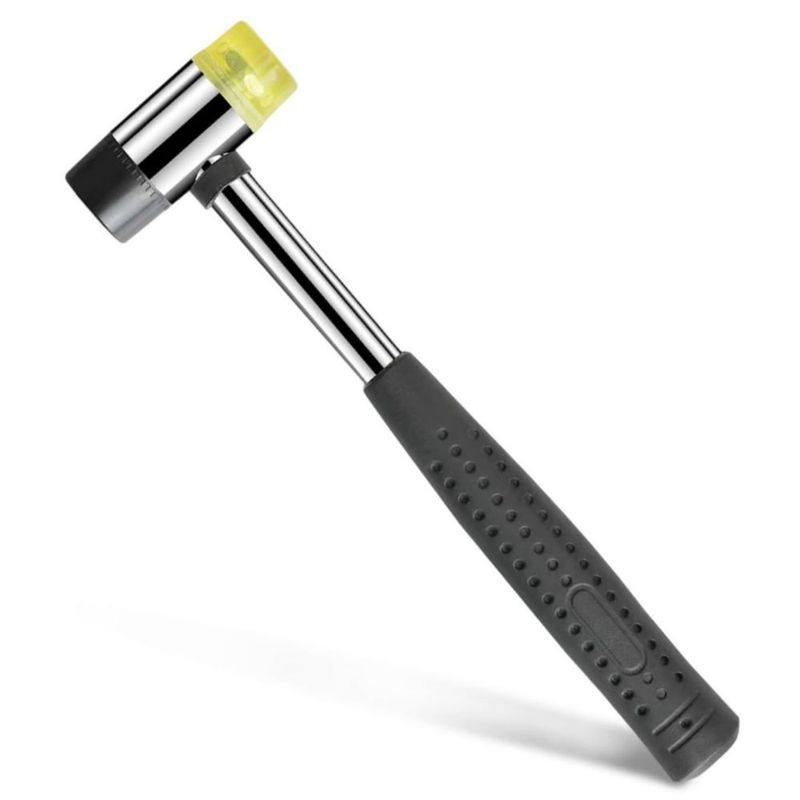 Martillo MERZHCHARE 25 cm de doble cabeza de nylon y goma