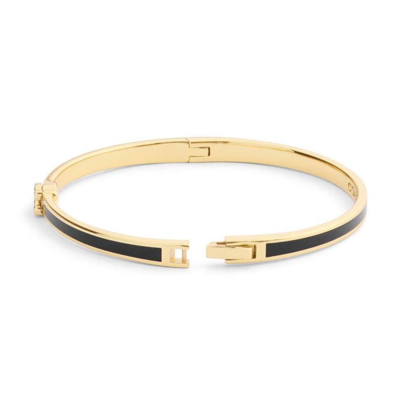 Pulsera Coach de 18 cm de esmalte con C firma para mujer