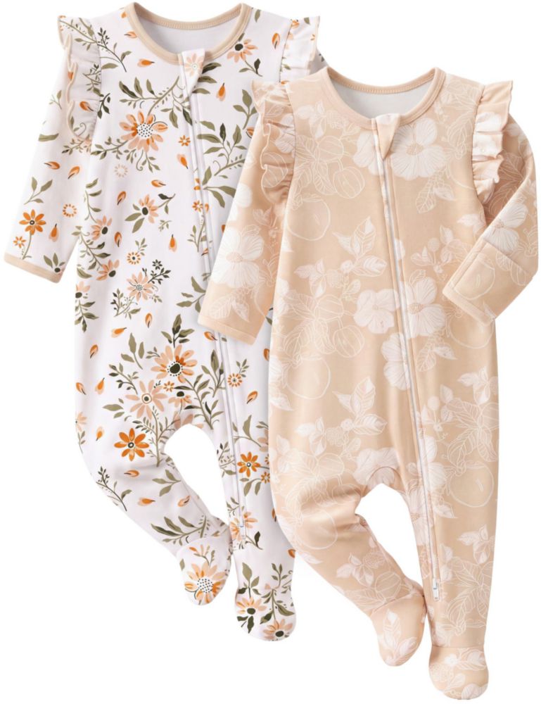 Pijamas para bebé Yoofoss 3‑6 meses 100 % algodón (niña)
