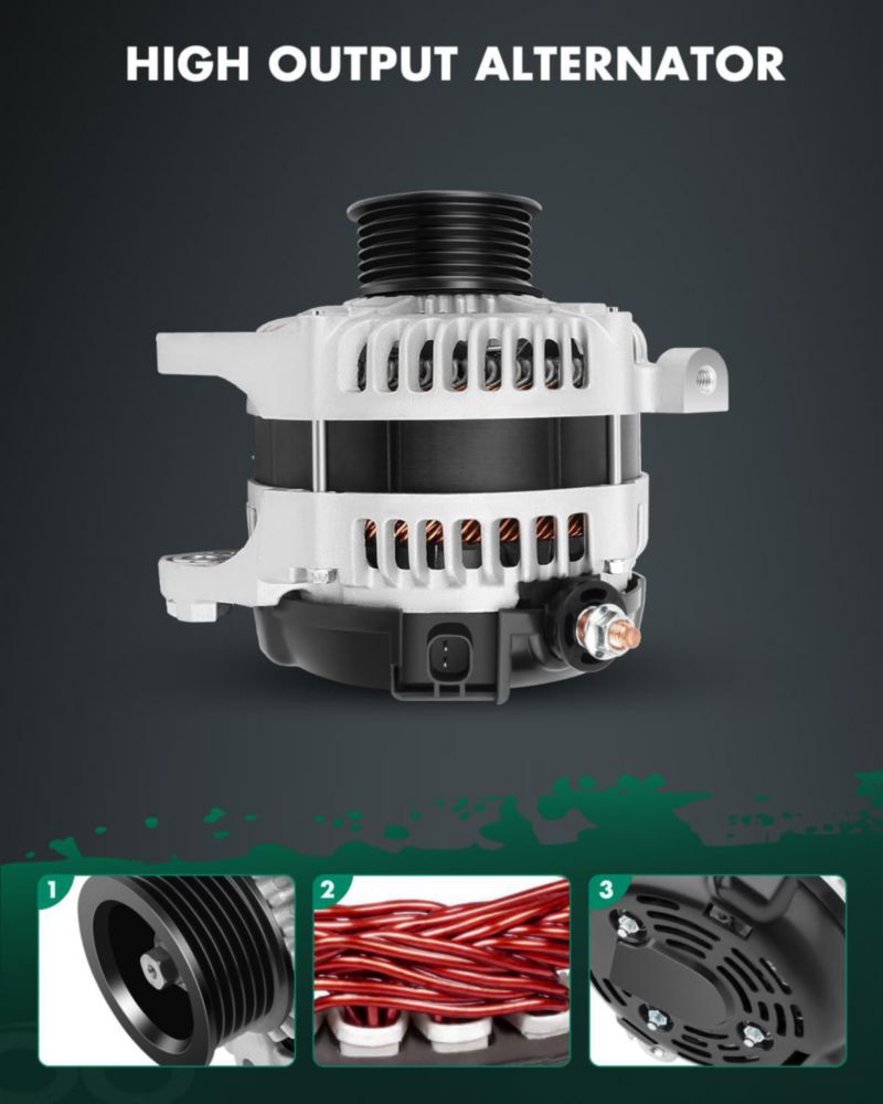 Alternador SCITOO 160A 12V para Chrysler Town & Country