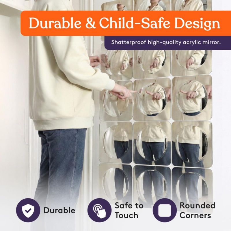 Espejo de Pared Burbuja Special Supplies 25 cm (15 piezas)