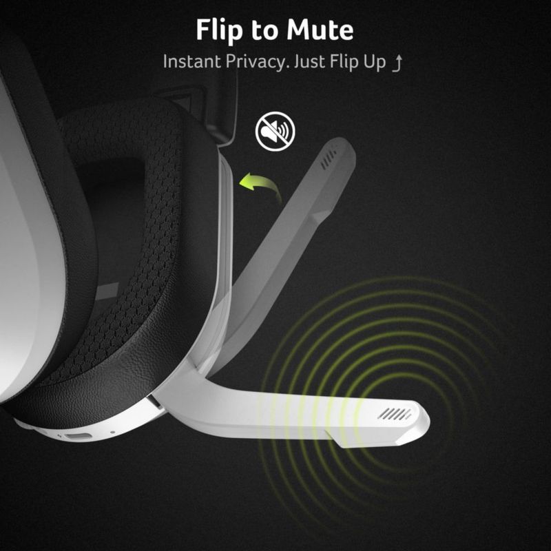 Auriculares Acer inalámbricos para PS5 2.4 GHz y Bluetooth color blanco