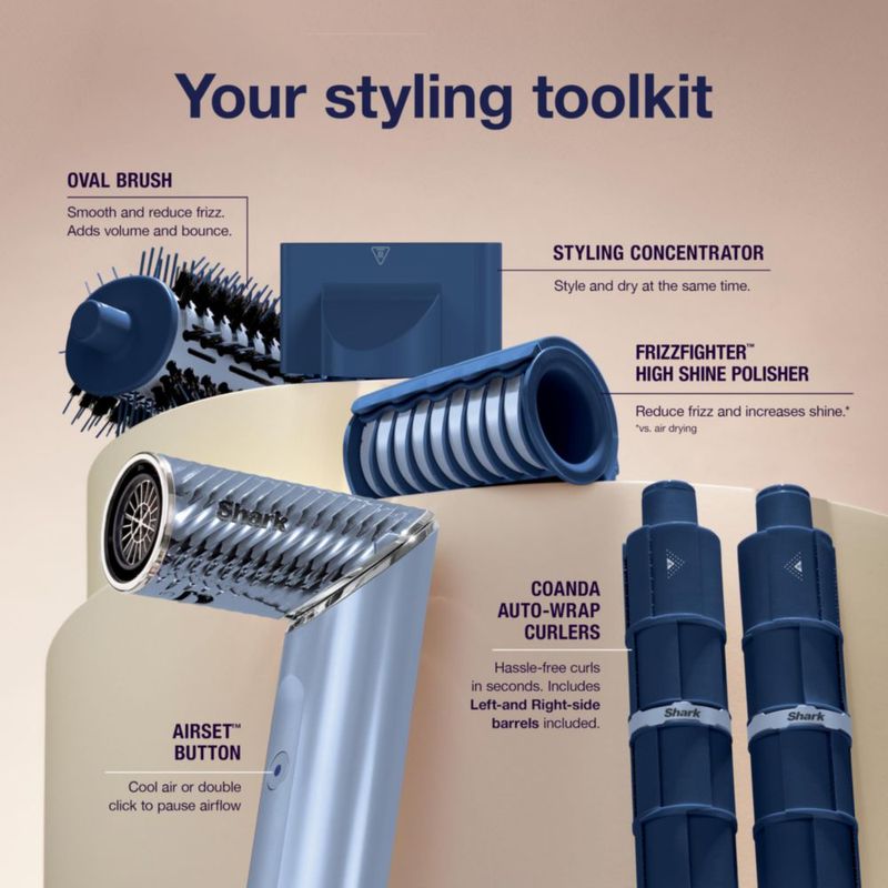 Secador de Cabello Shark FlexStyle IonCurl HD840