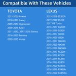 Tapa de Depósito de Filtro de Aceite ROVIKE para Toyota Camry Tacoma y RAV4
