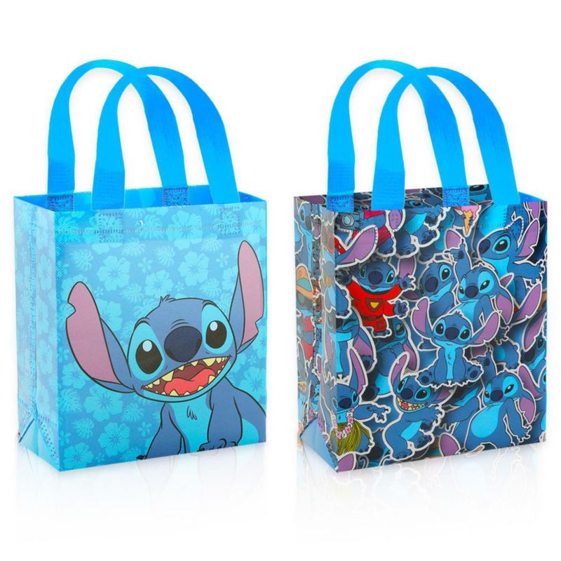 Bolsas de Regalo Disney Stitch - Pack de 24 (20 × 15 × 8 cm)