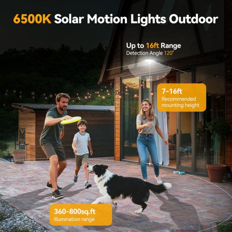 Luz Solar TECKNET con Sensor de Movimiento - Pack de 2