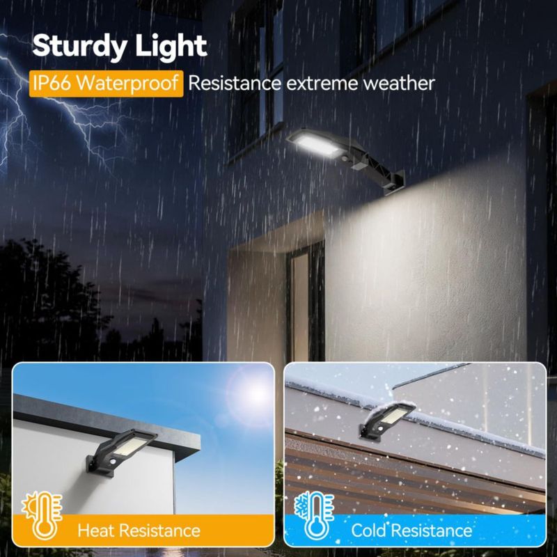 Luz Solar TECKNET con Sensor de Movimiento - Pack de 2