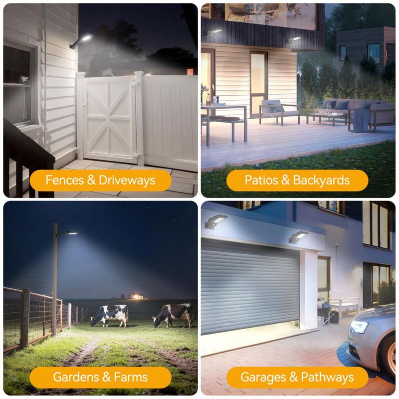 Luz Solar TECKNET con Sensor de Movimiento - Pack de 2