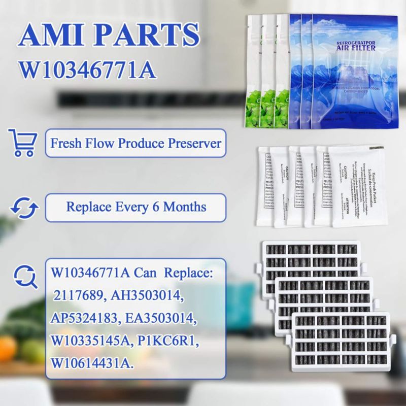 Filtro de Agua AMI PARTS W10346771A y W10311524