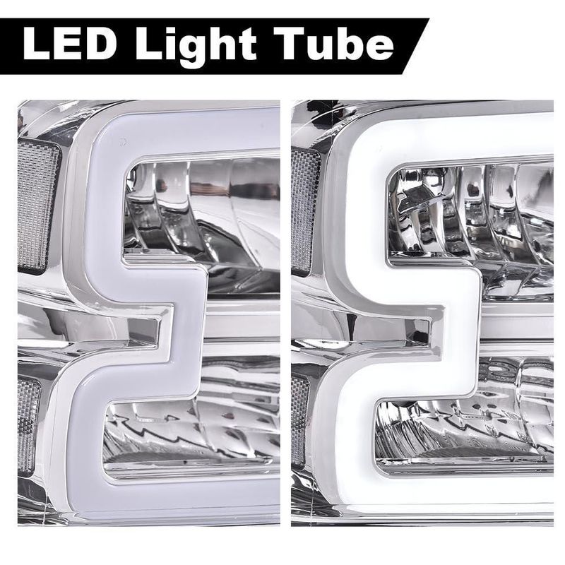 Faros delanteros PIT66 F250-F550 05-07 Excursion LED
