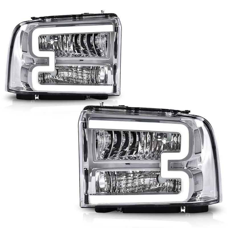 Faros delanteros PIT66 F250-F550 05-07 Excursion LED