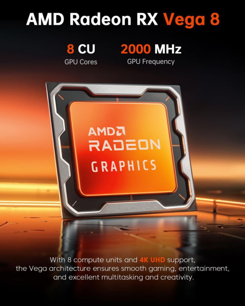 Mini PC ACEMAGIC Ryzen 7 16 GB 512 GB SSD Windows 11 Pro