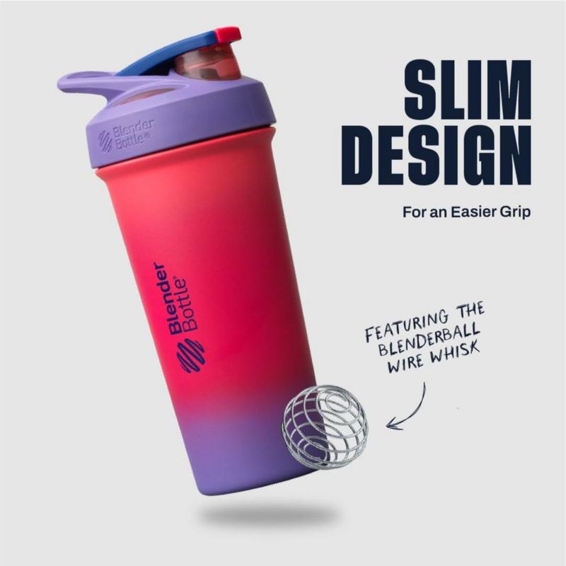 Botella BlenderBottle 710 ml Neon Sunset Acero