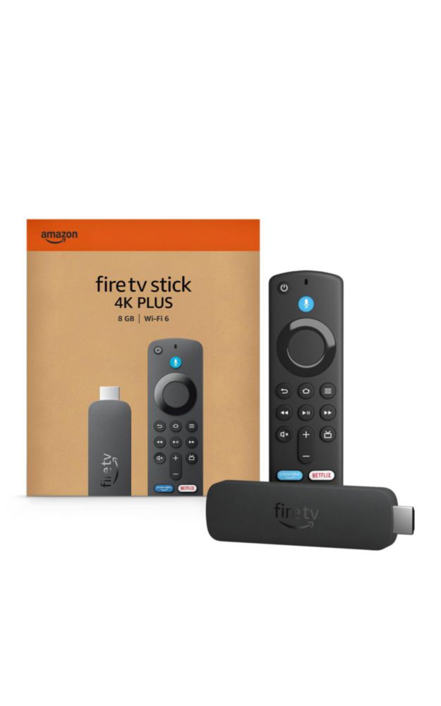 Dispositivo de transmisión Amazon Fire TV Stick 4K Plus con control remoto por voz Alexa