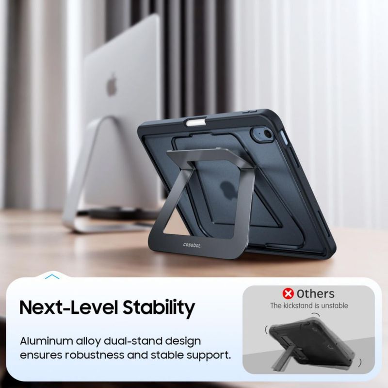 Funda para iPad FINTIE 11\"/10.9\" a prueba de golpes con soporte ajustable