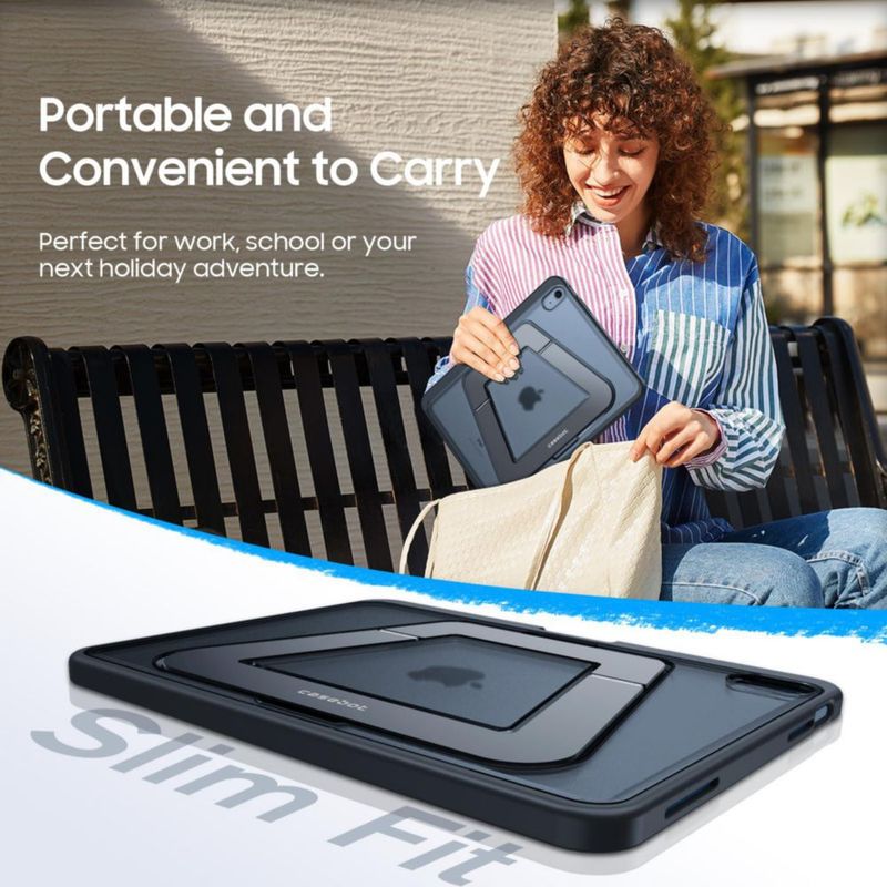 Funda para iPad FINTIE 11\"/10.9\" a prueba de golpes con soporte ajustable