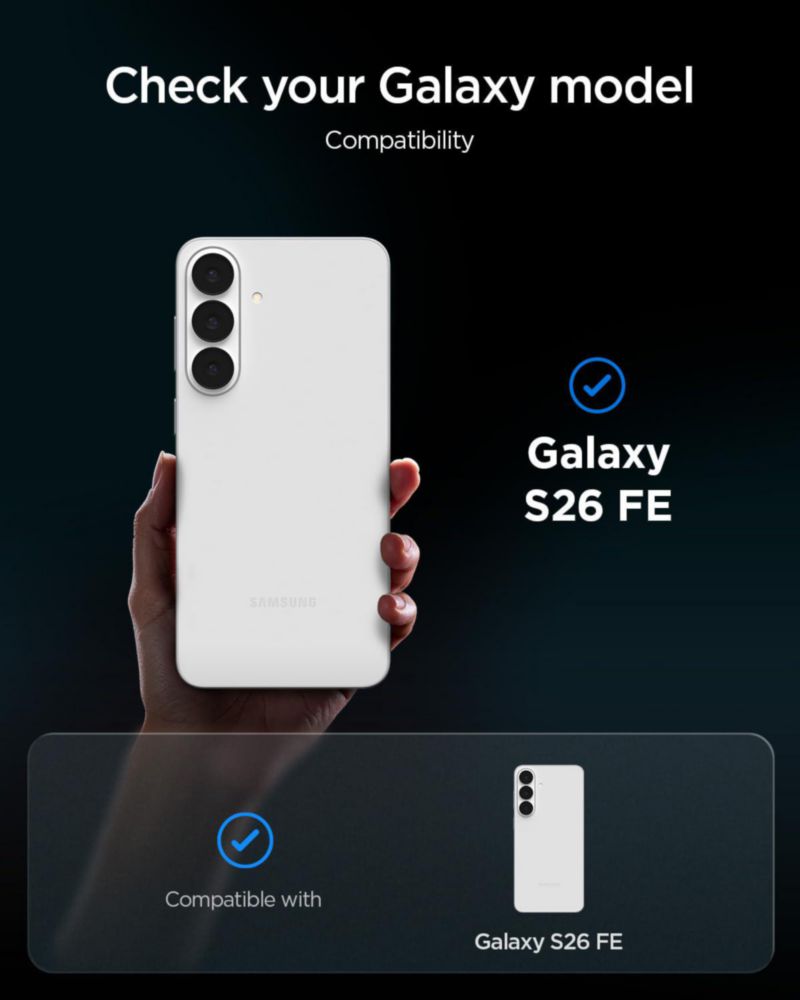 Protector de pantalla de vidrio templado Spigen Glas.tR EZ Fit para Galaxy S26 FE