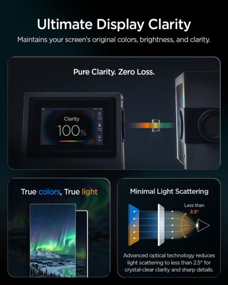 Protector de pantalla de vidrio templado Spigen Glas.tR EZ Fit para Galaxy S26 FE