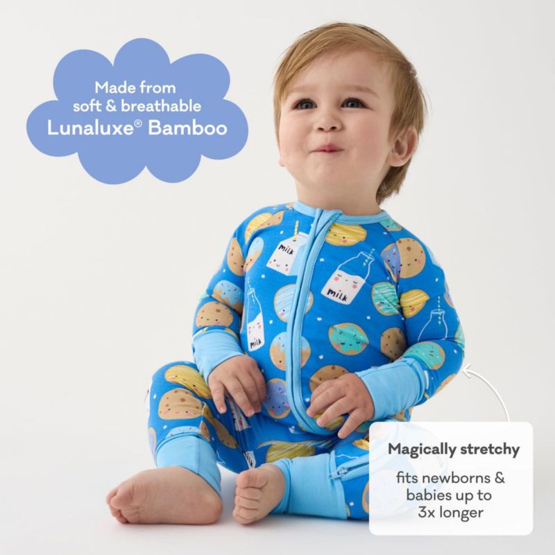 Pijamas para bebé Little Sleepies Galletas y Leche azul 12‑18 meses