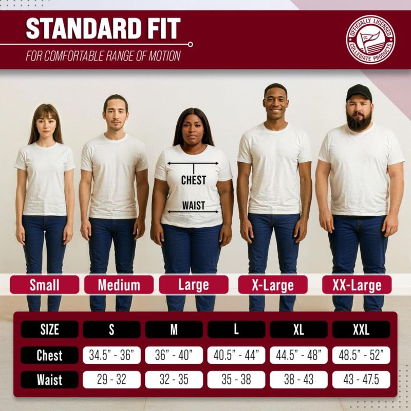 Camiseta Campus Colors Alabama Crimson Tide de Algodón