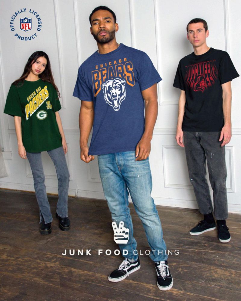 Camiseta de manga corta Junk Food NFL con logo de los Pittsburgh Steelers
