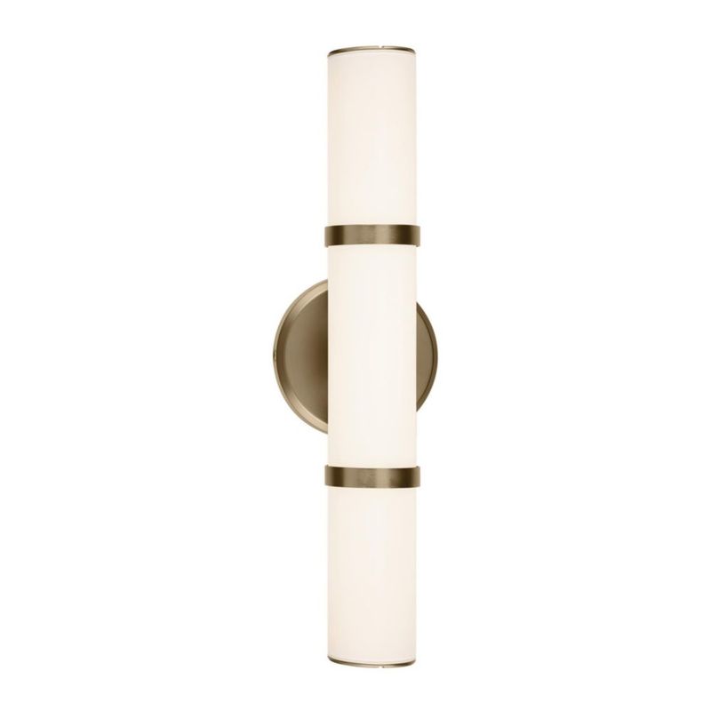 Luz de barra para baño Kichler 46 cm Bronce Champagne LED