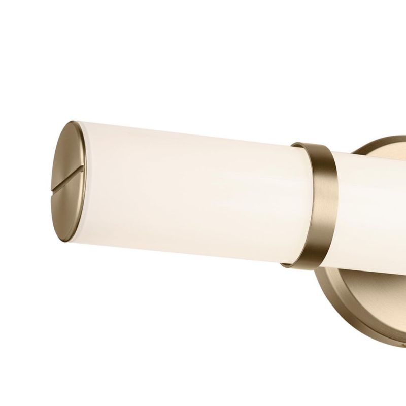 Luz de barra para baño Kichler 46 cm Bronce Champagne LED
